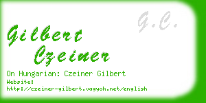 gilbert czeiner business card
